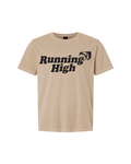 The Running High Logo Tee | Khaki
