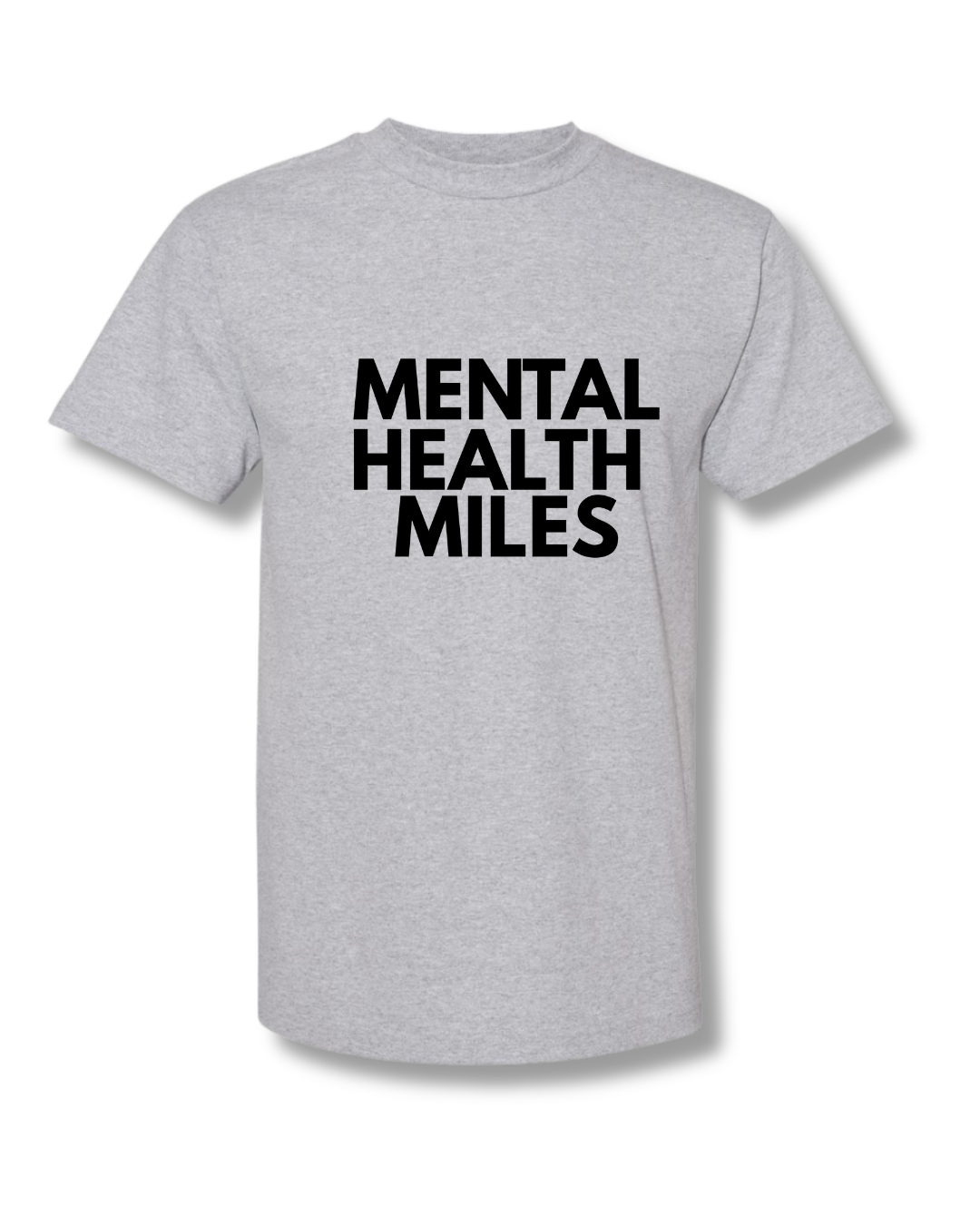 Mental Health Miles Tee | Grey