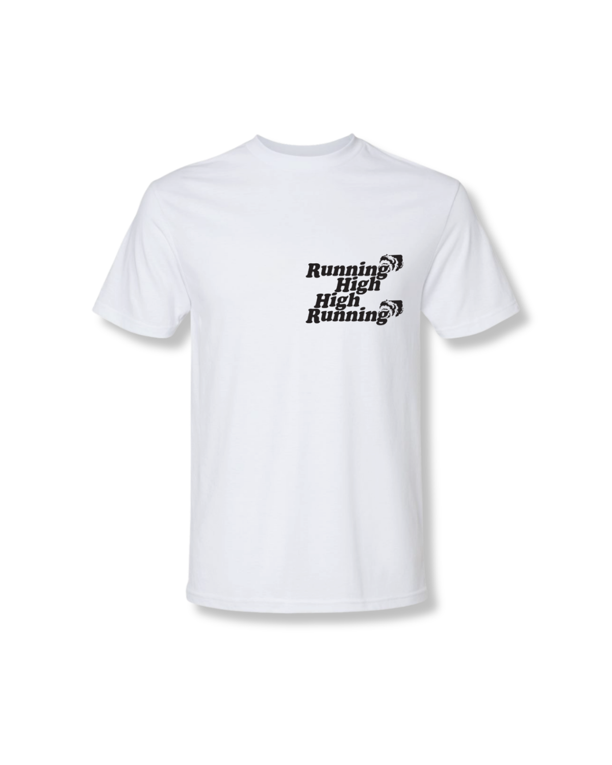 RUNNNING HIGH HIGH RUNNING TEE | WHITE
