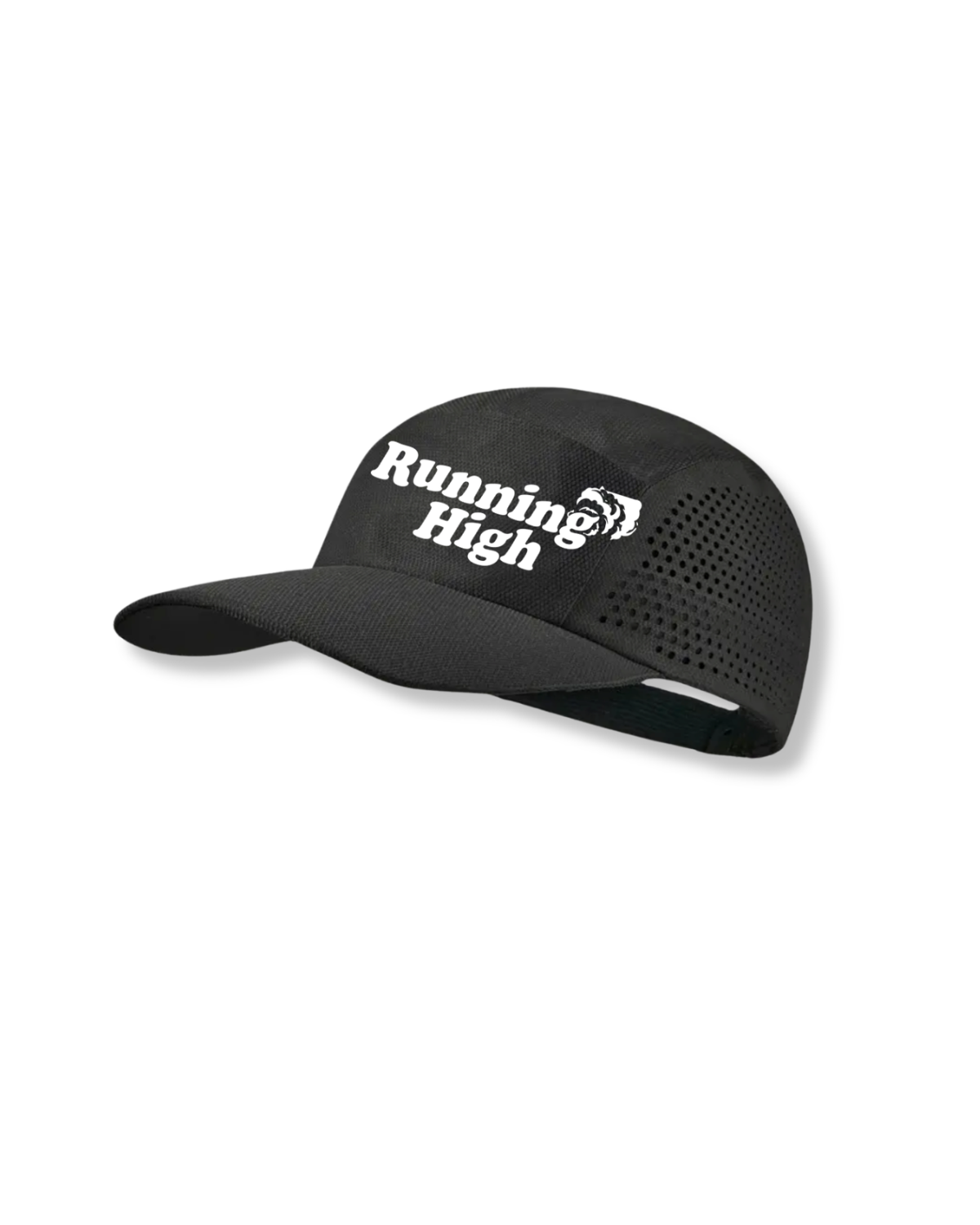 RUNNING HIGH LOGO HAT | BLACK