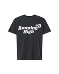 The Running High Logo Tee | Washed Black