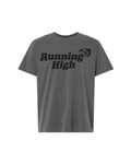 The Running High Logo Tee | Washed Charcoal
