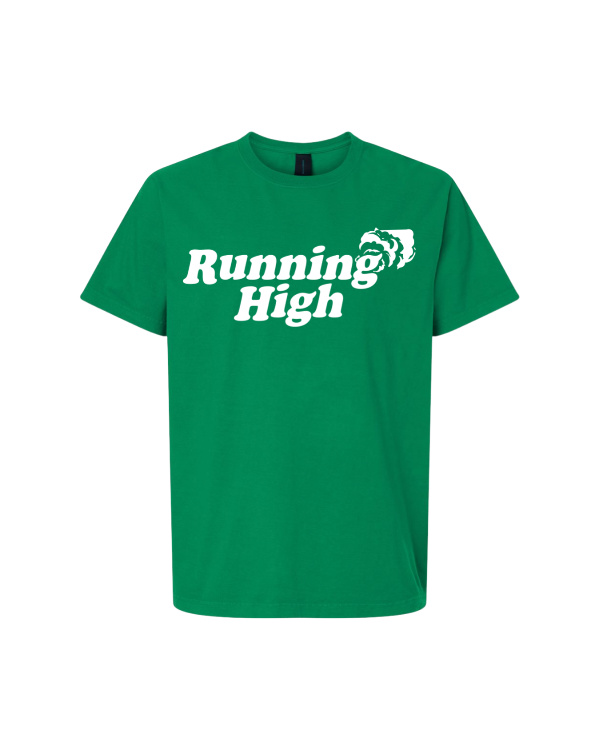 The Running High Logo Tee | Washed Kelly