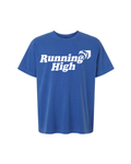 The Running High Logo Tee | Washed Royal