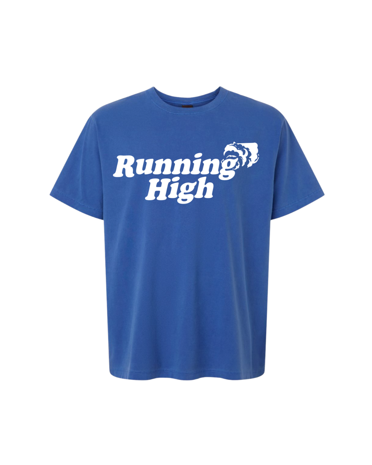 The Running High Logo Tee | Washed Royal